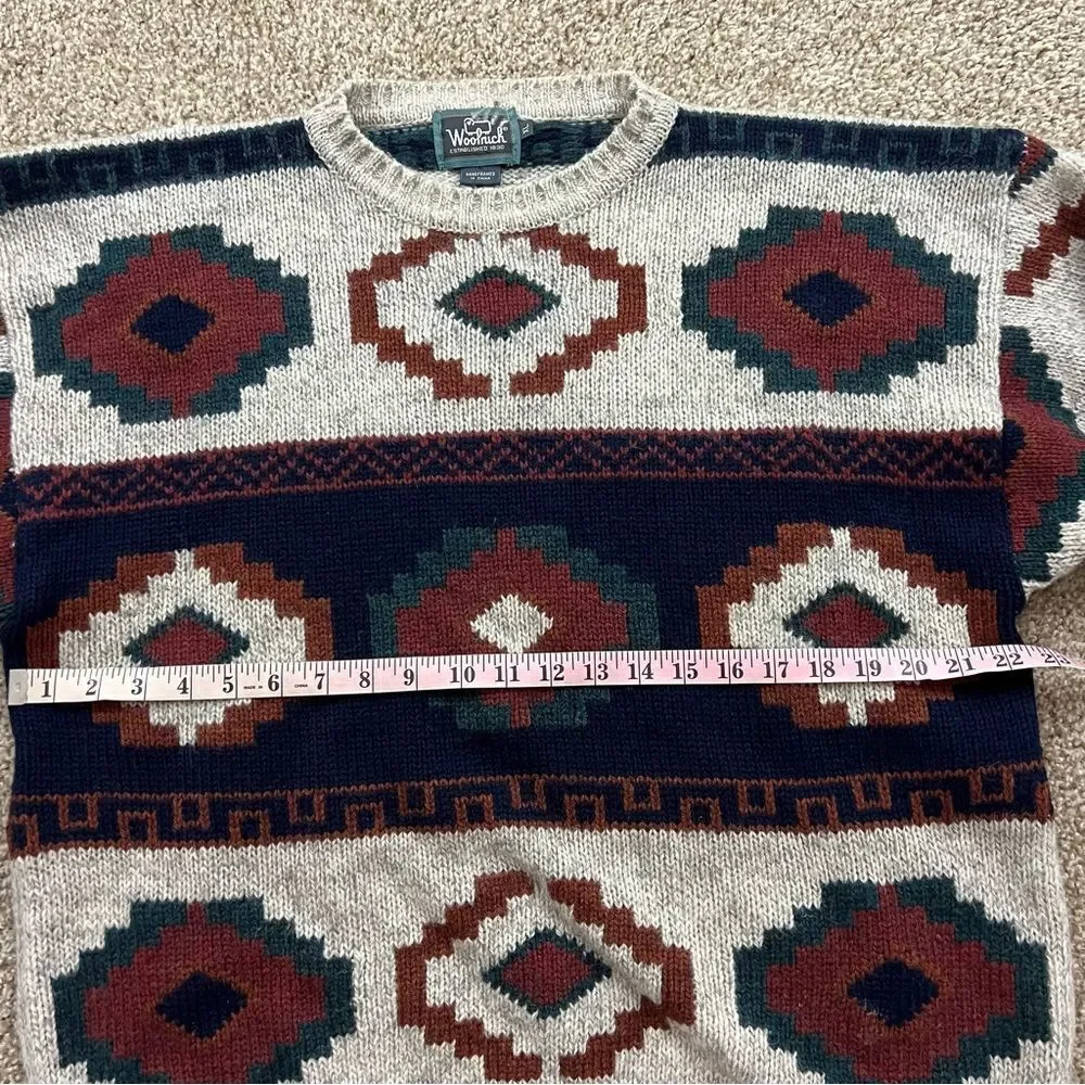 Vintage Woolrich Southwestern Aztec Sweater men's XL